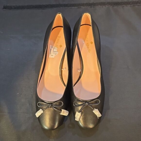 BRAND NEW KATE SPADE NEW YORK WOMEN'S BEV BOW PATENT LEATHER BLOCK HEEL - Picture 2 of 15